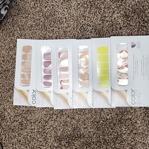 Color Street Nail Strips Lot Of 6